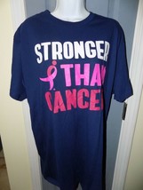 Susan G. Komen Stronger Than Cancer T-Shirt Navy Blue Size XL Adult NWOT - £14.53 GBP