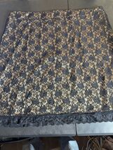 K. Jordan 24W Gold Skirt W Black Lace Overlay - $24.54