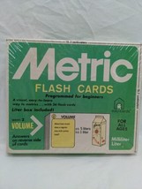 1976 Edu-Cards Metric Volume Flash Cards Sealed - £24.75 GBP