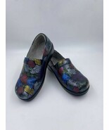 Alegria Shoes Kel-466 Mini Roses Multi Color with Black Soles Sz US 9 - $25.08