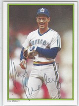 Phil Bradley Auto - Signed Autograph 1986 Topps All Star #54 - Seattle Mariners - £1.59 GBP