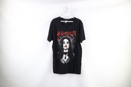 Vintage Mens Large Faded Spell Out Halestorm Rock Band Tour Short Sleeve T-Shirt - £31.54 GBP