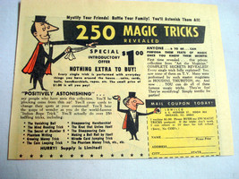 1966 Ad 250 Magic Tricks Revealed Lowilco, Chicago, Ill. - £6.38 GBP