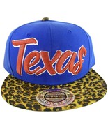 City Hunter Texas Leopard Men's Adjustable Snapback Baseball Cap Royal/Red - €12,74 EUR