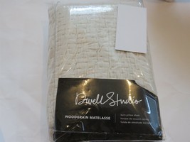 DwellStudio Woodgrain Matelasse standard Sham NIP - $635.55 MXN