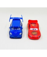 Disney Pixar Cars Dirt Track Lighting McQueen And DJ Vehicles - £10.21 GBP