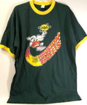 Houston Rockets 1971-72 Vintage Green Original 90s Signed Nba Logo T-Shirt Xl - £36.08 GBP