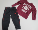 Kids Football Outfit Long Sleeve Sweat Shirt Puma Pants Sz 4T 3-4 Boys R... - $9.99