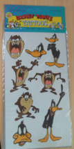 Vintage Looney Tunes Tattoos 1994 Taz, Daffy Duck Easily Removable Ages ... - $12.86