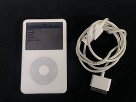 Apple iPod classic 5th Generation 30GB - White A1136 - Music Mp3 Play - £79.12 GBP