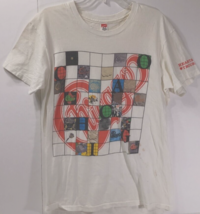 $20 Chicago Hearts Trouble Vintage 90s Concert Single Stitch White T-Shirt XL - £19.19 GBP