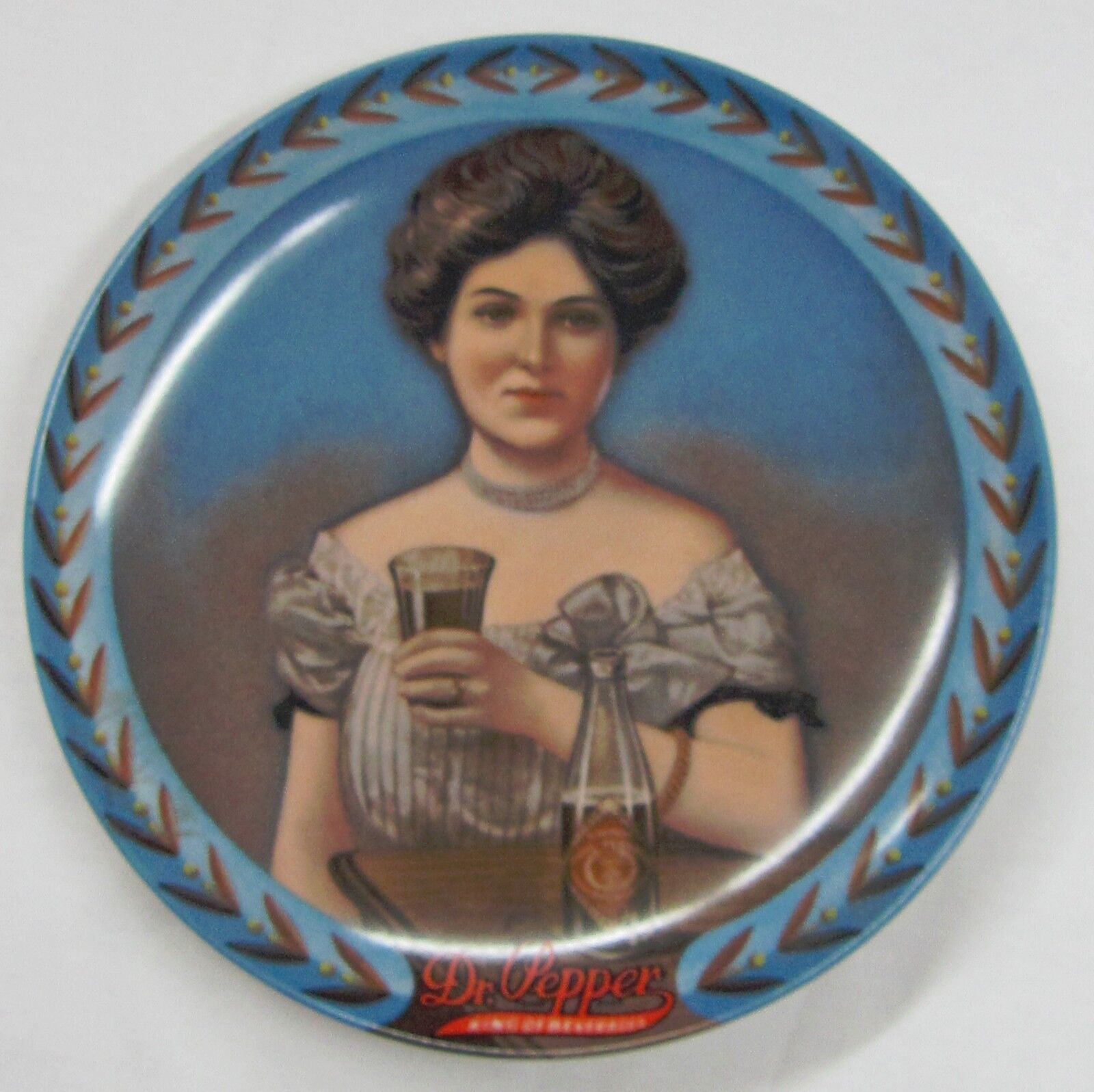 Dr. Pepper Girl Plate 1983 Certified Limited Edition Number 2196 - £10.01 GBP