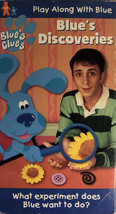 Blues Clues - Blues Discoveries Vhs 1999-RARE VINTAGE-SHIPS N 24 Hours - £49.54 GBP