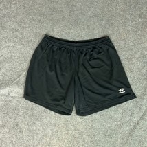 Athletic Womens Shorts Extra Large Black White Elastic Waist Casual Gym ... - $9.98
