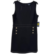 New Tommy Hilfiger Women&#39;s Sleeveless A-Line Dress Black Size 16 - $107.56 CAD