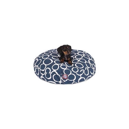 Majestic Pet Fusion Navy Small Round Dog Bed - $85.49