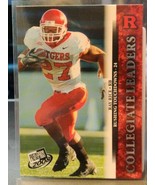 2008 Press Pass Football Ray Rice #68 Rookie RC  Rutgers Scarlet Knights - £0.77 GBP