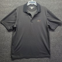 Greg Norman Polo Shirt Play Dry Men&#39;s Sz L Black Casual Golf READ* - £9.12 GBP