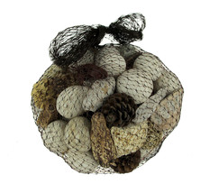 Neutral White Decorative Mushroom Mix Assorted Dried Botanicals In a Bag - £22.91 GBP