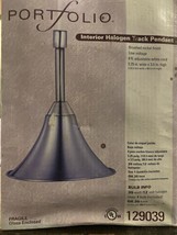 Portfolio Interior Halogen Track Pendant 129039 - $113.63 MXN