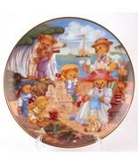 Franklin Mint Teddy Bear Beach Party Limited Edition Heirloom Plate O2681 - $10.00