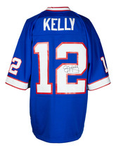 Jim Kelly Signed Buffalo Bills Blue Mitchell & Ness Football Jersey JSA ITP - $368.59
