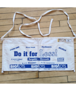 NOS Advertising Big Lots Carpenter 2 Pocket Nail Apron Mechanic Work Cot... - $244.52 MXN