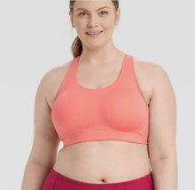 Women&#39;s High Support Convertible Strap Sports Bra - All in Motion Coral Pink 34D - £7.98 GBP