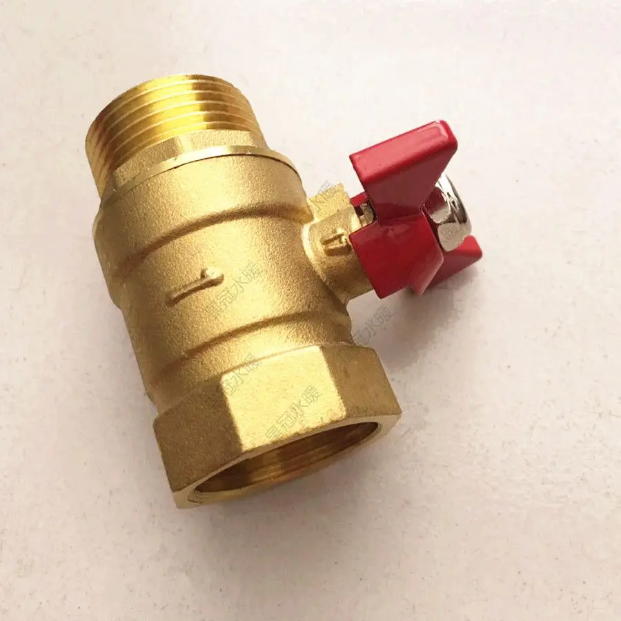 Dn25 1 bsp female to male bra ball valve with aerfly handle temperature 0 60c pressure thumb200