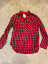 Victoria&#39;s Secret Vs Flannel Long Sleeve Pajama Top Sleep Size Xs / Short - £12.69 GBP