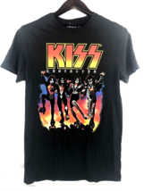 KISS MEN&#39;S T-SHIRT DESTROYER GRAPHIC SIZE SMALL BLACK RED YELLOW  NEW - £8.94 GBP