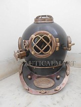 NauticalMart  18&quot; Deep Diving Divers Helmet Black Collectible US Navy Di... - $5,639.81 MXN