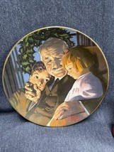 Vintage Norman Rockwell Plate &quot; The Joy Of Christmas “ 1980 Brittany Woods - £4.66 GBP