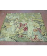 3&#39; X 4&#39; Antique TAPESTRY French Hand Made Aubusson Weave Nature One Of A... - £974.45 GBP