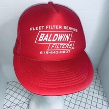 Fleet Filter Service Trucker Hat Cap Otto Brand El Cajon CA Baldwin Filt... - £14.23 GBP