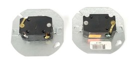 Lot Of 2 P&amp;S 15A-125V Plugs W/ Steel City 5401 Lr Stl Oct Bx Cvr 4IN Dia Sgl Rcp - £17.60 GBP