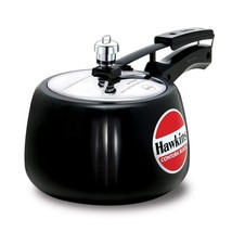 Hawkins Contura Hard Anodised Aluminium Pressure Cooker, 3 Litres, Black - £56.46 GBP