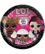 LOL Surprise Lunch Dinner Plates L.O.L. Birthday Party Supplies 8 Per Pa... - $6.75