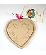 Brown Bag Cookie Art Mold 2000 Heart Hill Art Nouveau Ceramic 5.75in RARE - $376.79 MXN