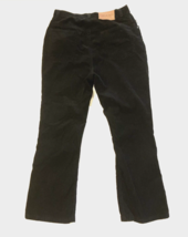 Lauren Jeans Company Ralph Lauren Corduroy Pants Womens Size 6 Black 28x... - $28.59