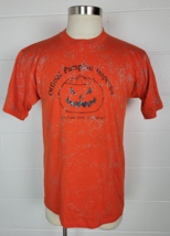 Vtg Jerzees Halloween Official Pumpkin Inspector Tshirt Shirt Single Stich XL - £19.51 GBP