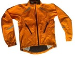 Nike Jacket Hi Vis Orange Storm-Fit Full Zip Taped Seams Cycling Rain SMALL - $49.45