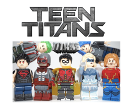 New Teen Titans tv show custom 7pc set with Bonus character limited mini... - $49.99
