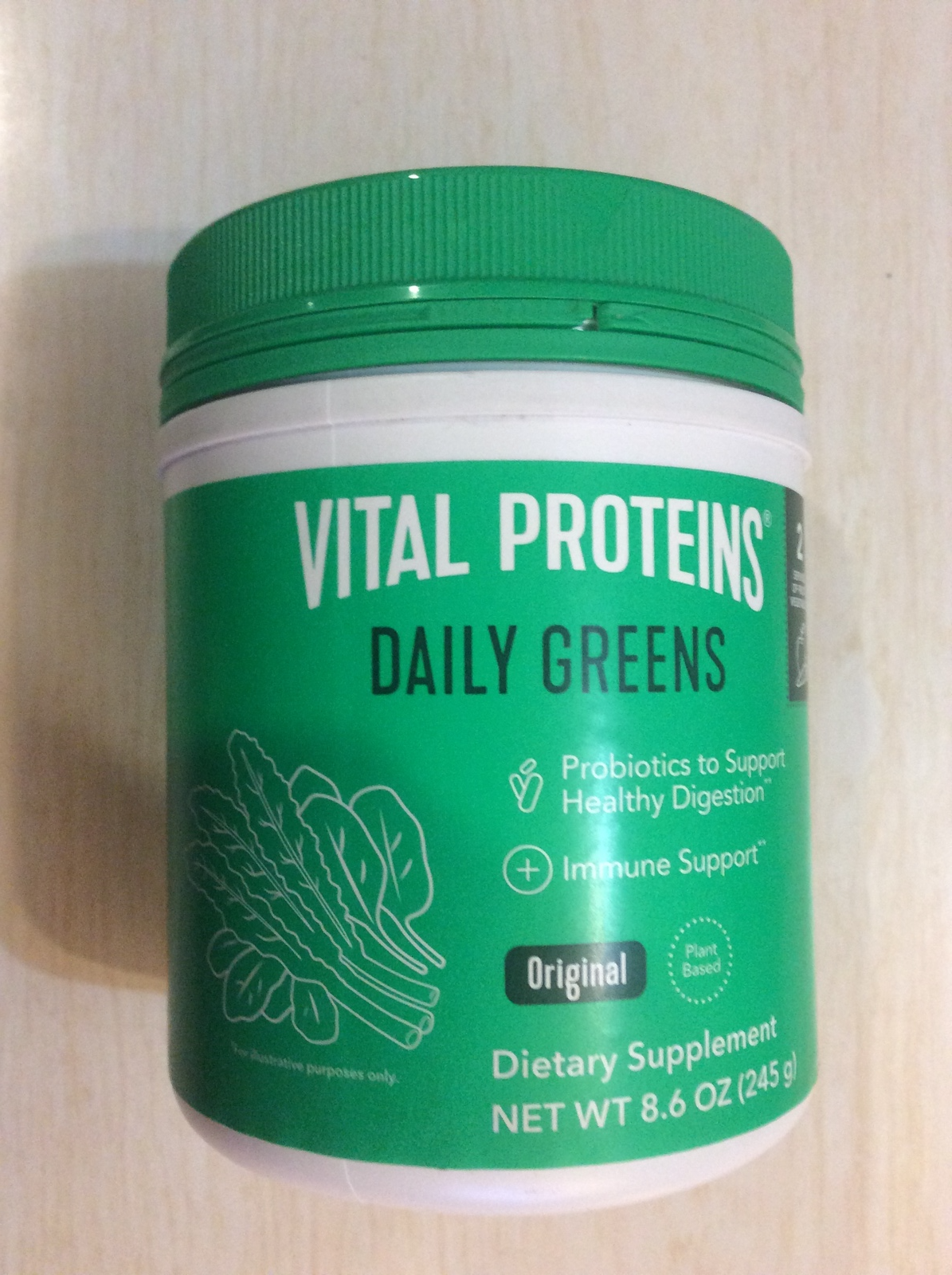 VITAL PROTEINS DAILY GREENS - 8.6 oz (245 g) - ORIGINAL Flavor - $31.95