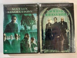 Lot Of 2 MATRIX Revolutions &amp; Reloaded DVDs **SEALED** - $6.88