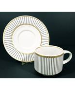 Pareille Fitz &amp; Floyd Cup 3&quot; x 2.5&quot; and Saucer 6&quot; Switzerland - $348.12 MXN