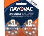 RAYOVAC Size 13 Hearing Aid Batteries, 24-Pack, L13ZA-24ZMB - £7.50 GBP
