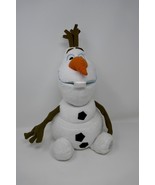 Disney Store Frozen Snowman Olaf Large 14&quot; Plush Stuffed Toy - £11.79 GBP