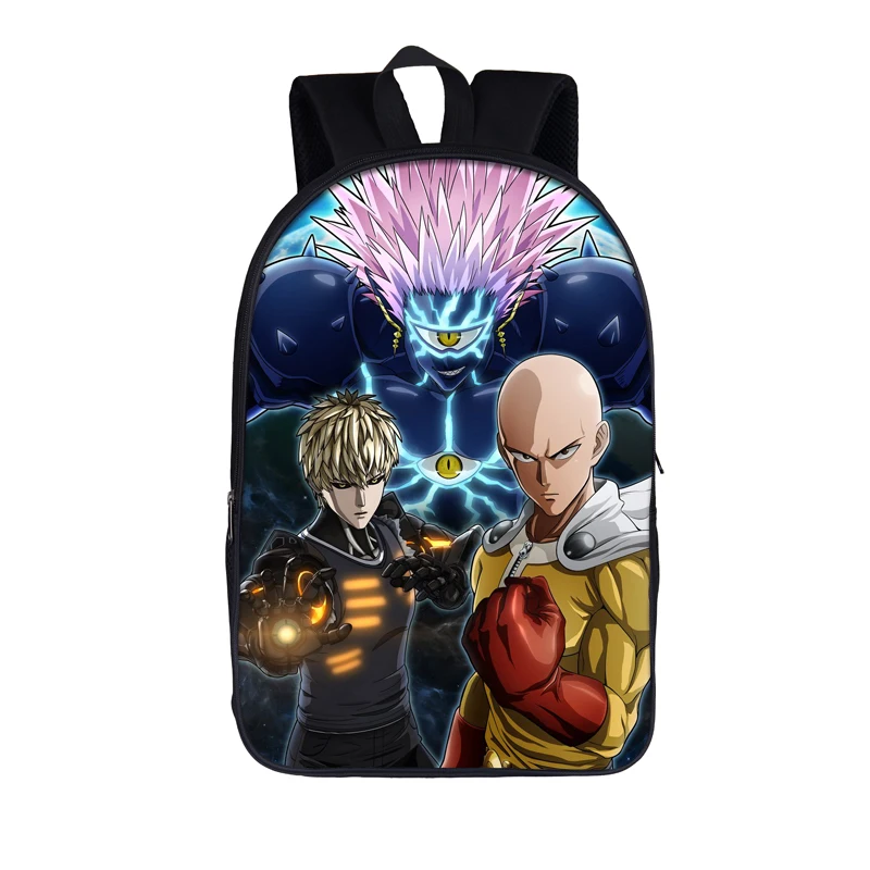   backpack women men ruack Genos children school bags teenager boys ONE PUNCH-MA - $117.22