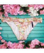 VICTORIA&#39;S SECRET Venice Cheeky Swim Bottom XL White Multi Color Bikini  - £23.68 GBP